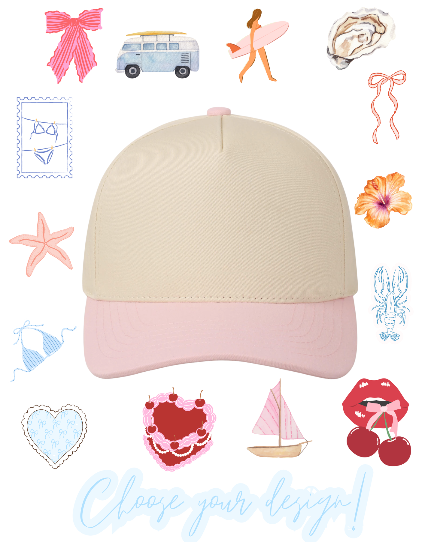 Choose your Design on a Hat!