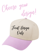 Choose Your Custom Design! FRONT DESIGN ONLY
