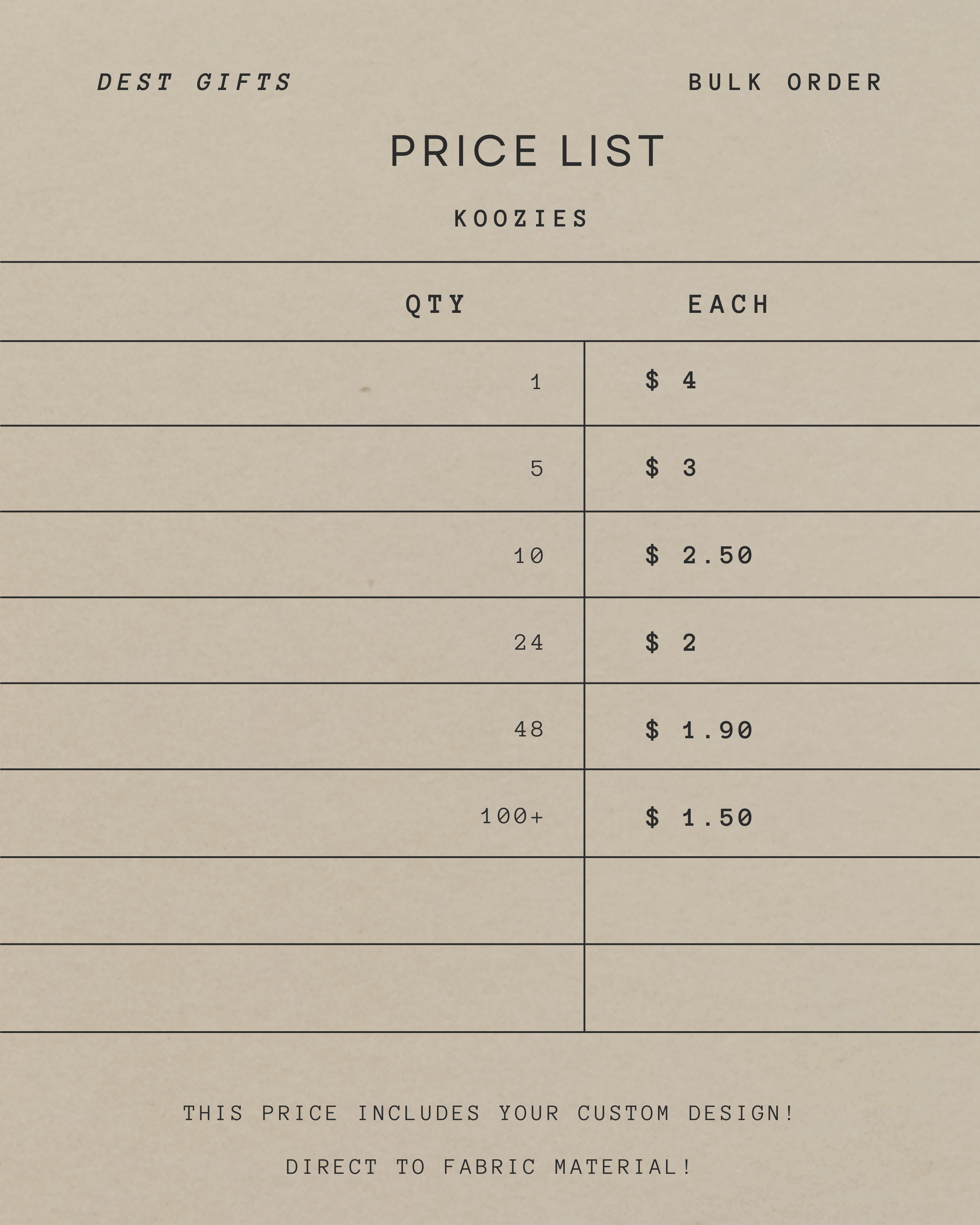 Dog- Custom Can Koozie