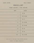 Upload your own Design! FRONT AND SIDE DESIGN