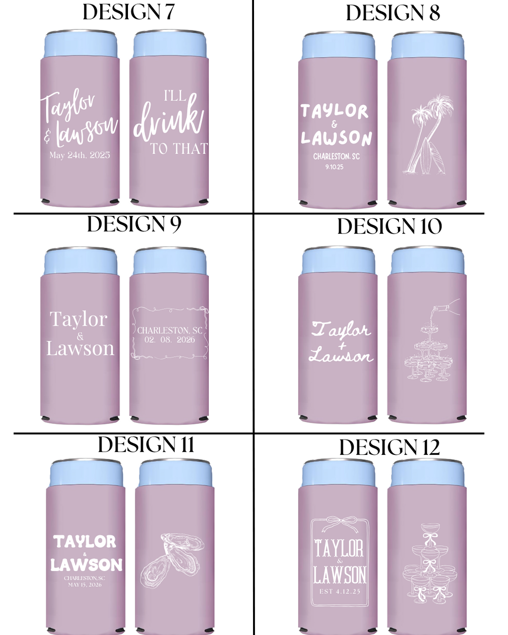 Custom Slim Can Koozie
