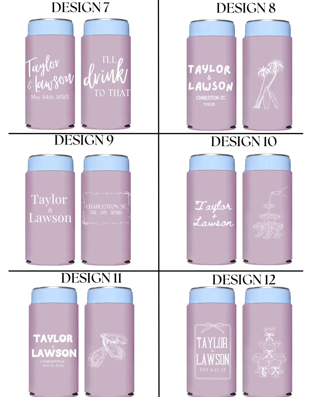 Custom Slim Can Koozie