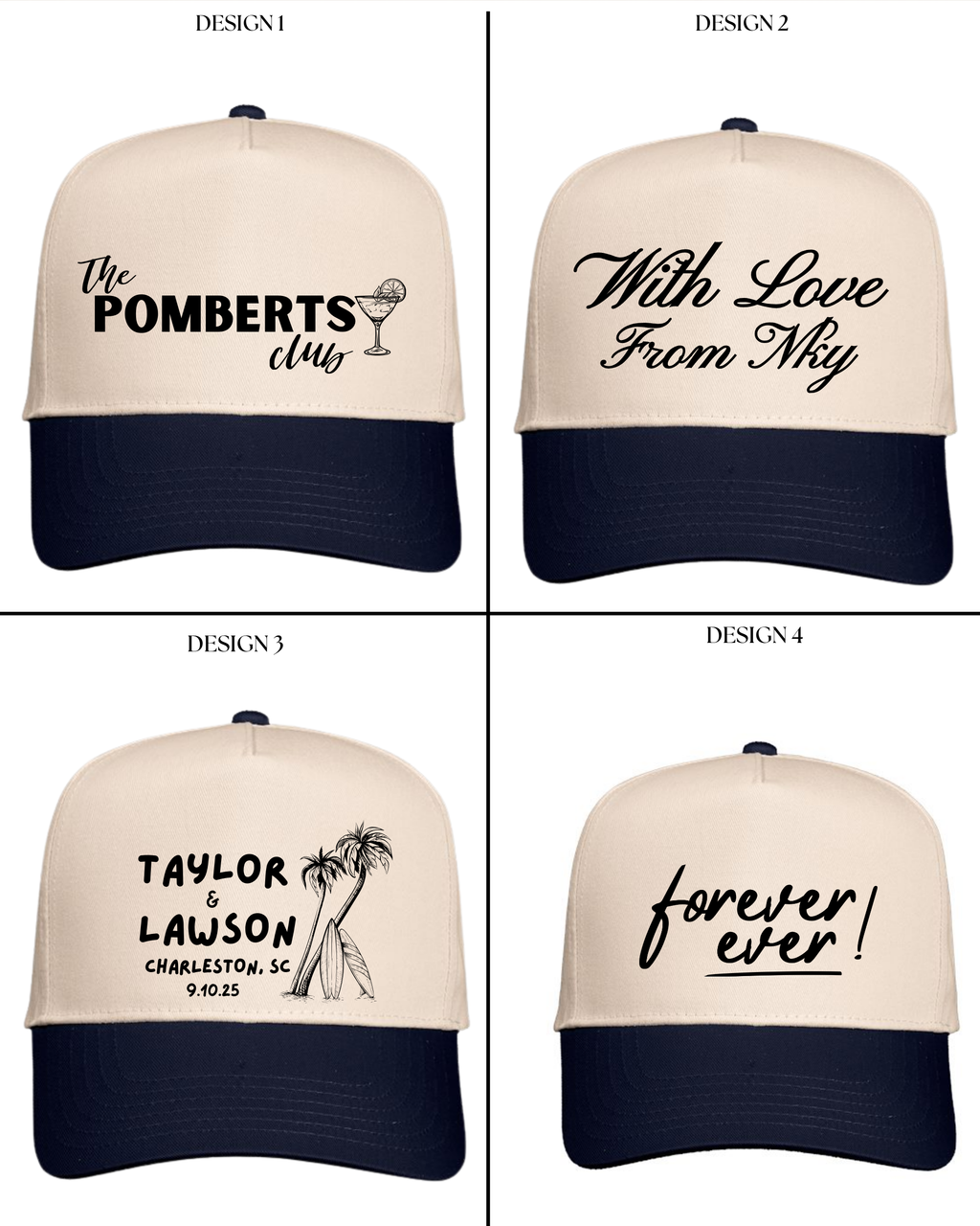 Choose Your Custom Design! FRONT DESIGN ONLY