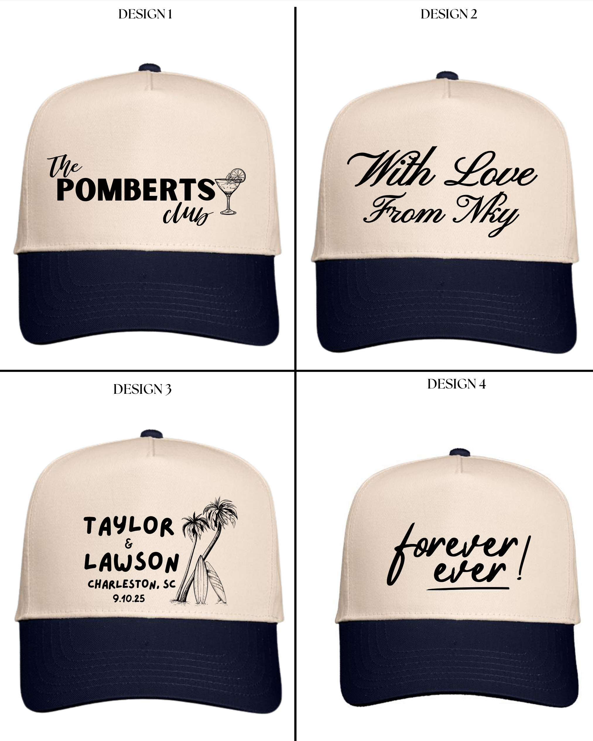 Choose Your Custom Design! FRONT DESIGN ONLY