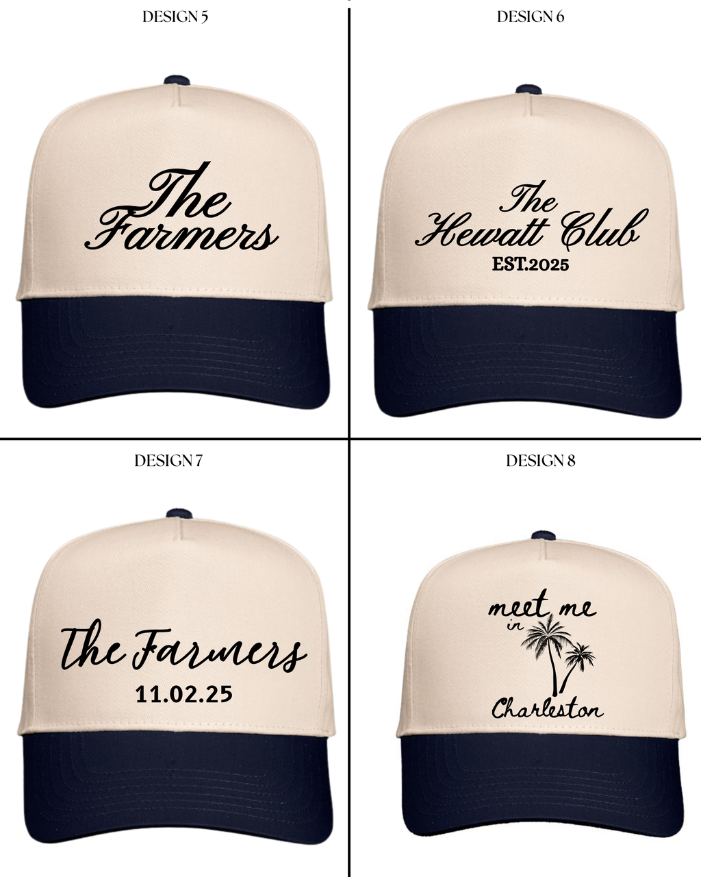 Choose Your Custom Design! FRONT DESIGN ONLY