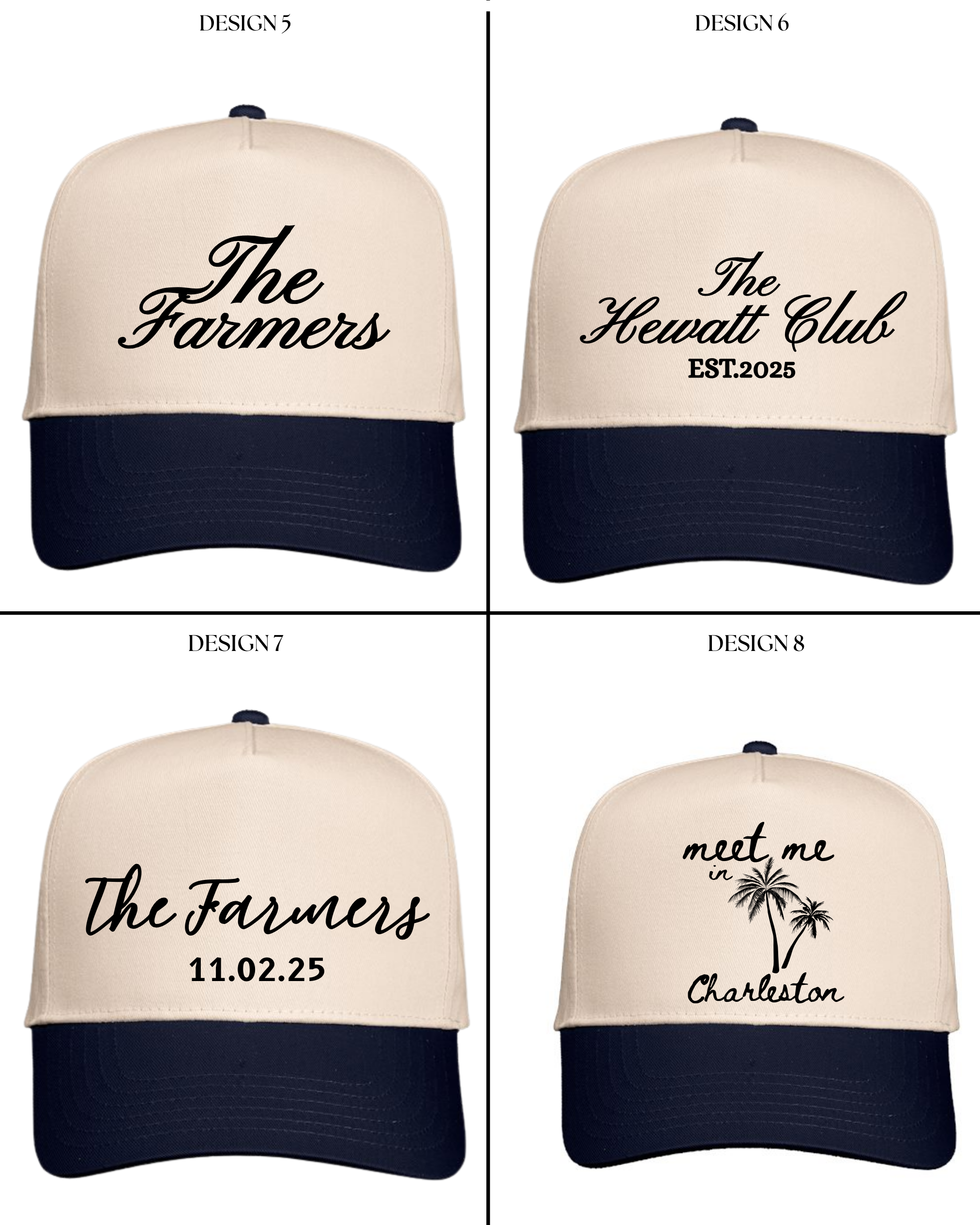 Choose Your Custom Design! FRONT DESIGN ONLY