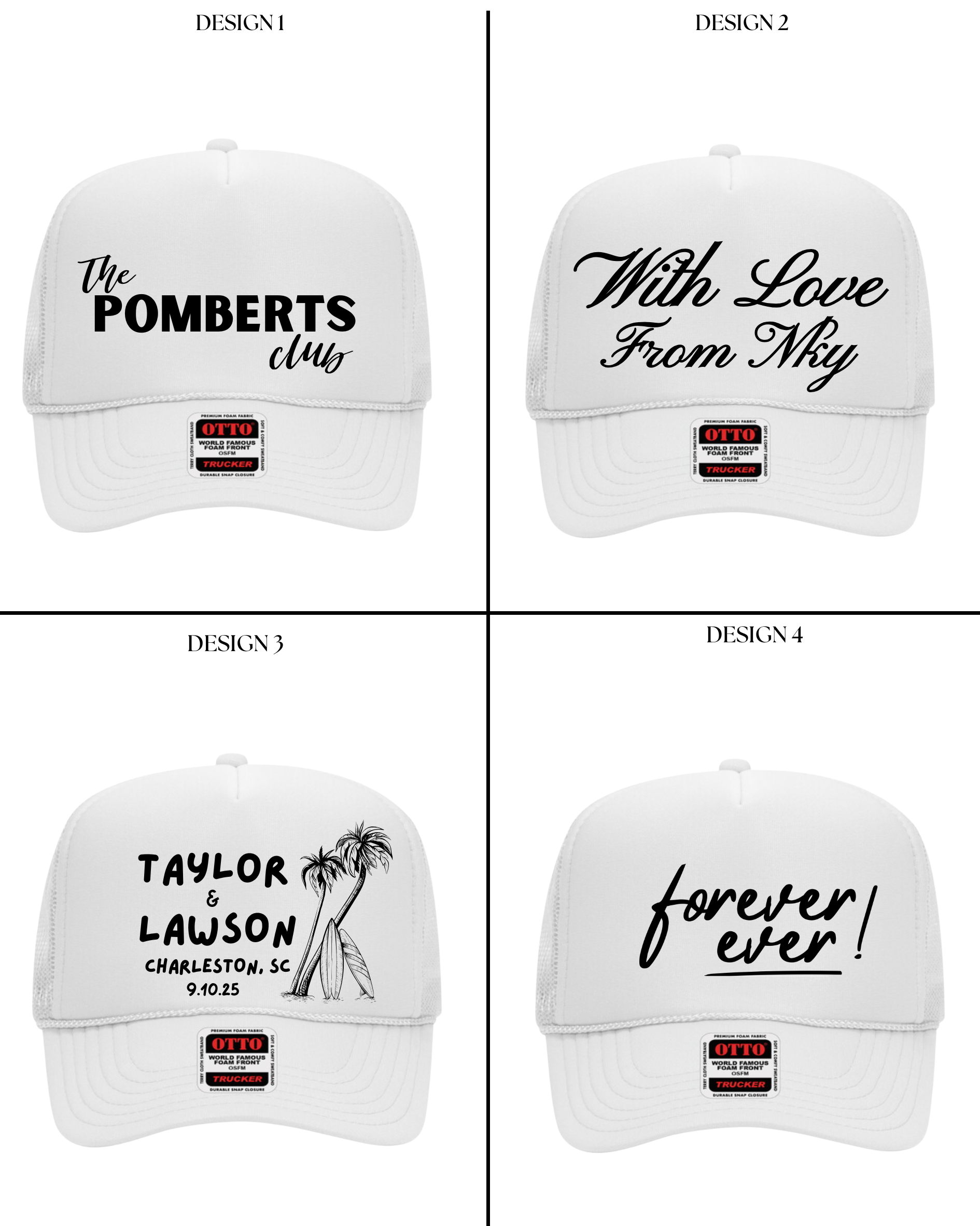 Choose Your Custom Design- FRONT DESIGN ONLY