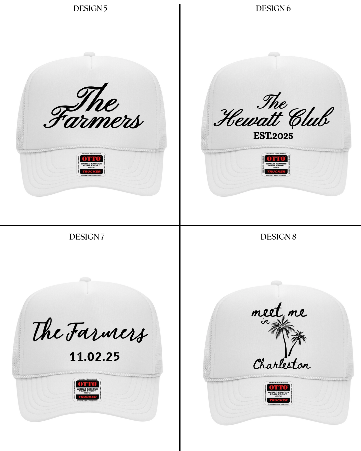 Choose Your Custom Design! FRONT DESIGN ONLY
