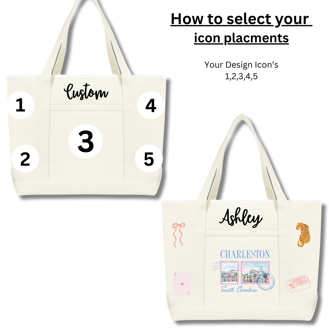 Extra Large Custom Canvas Tote