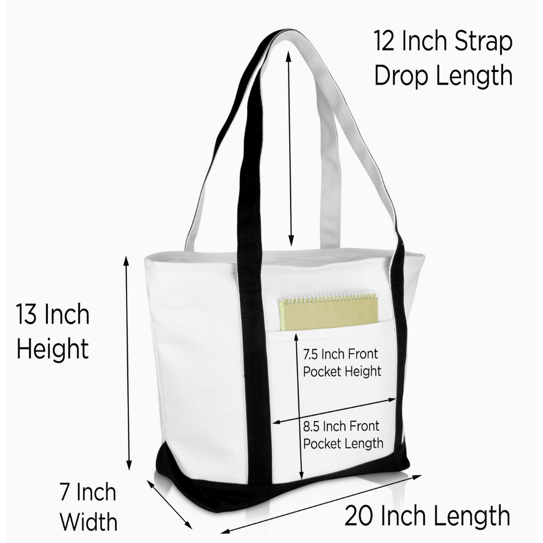 Medium Custom Canvas Tote