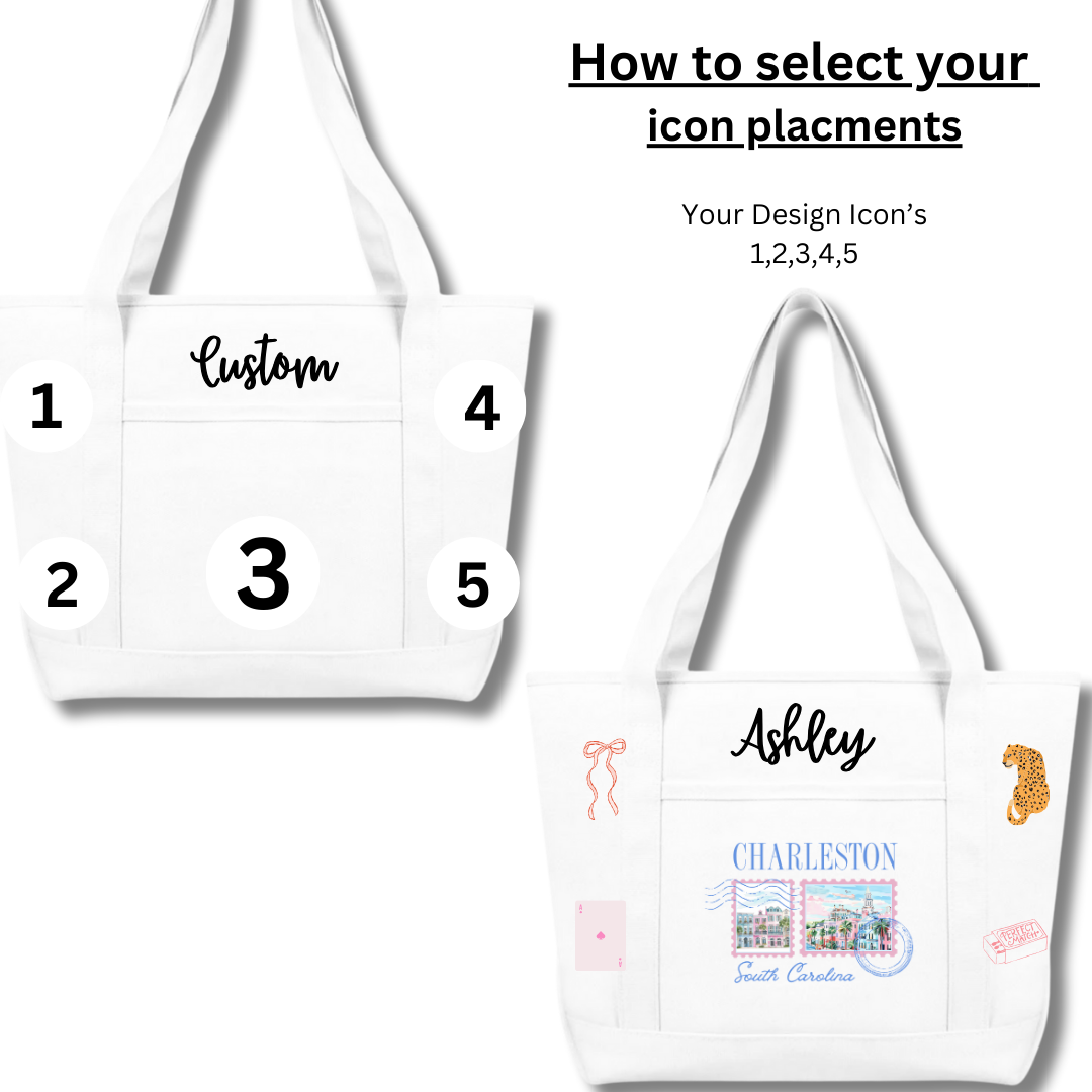 Medium Custom Canvas Tote