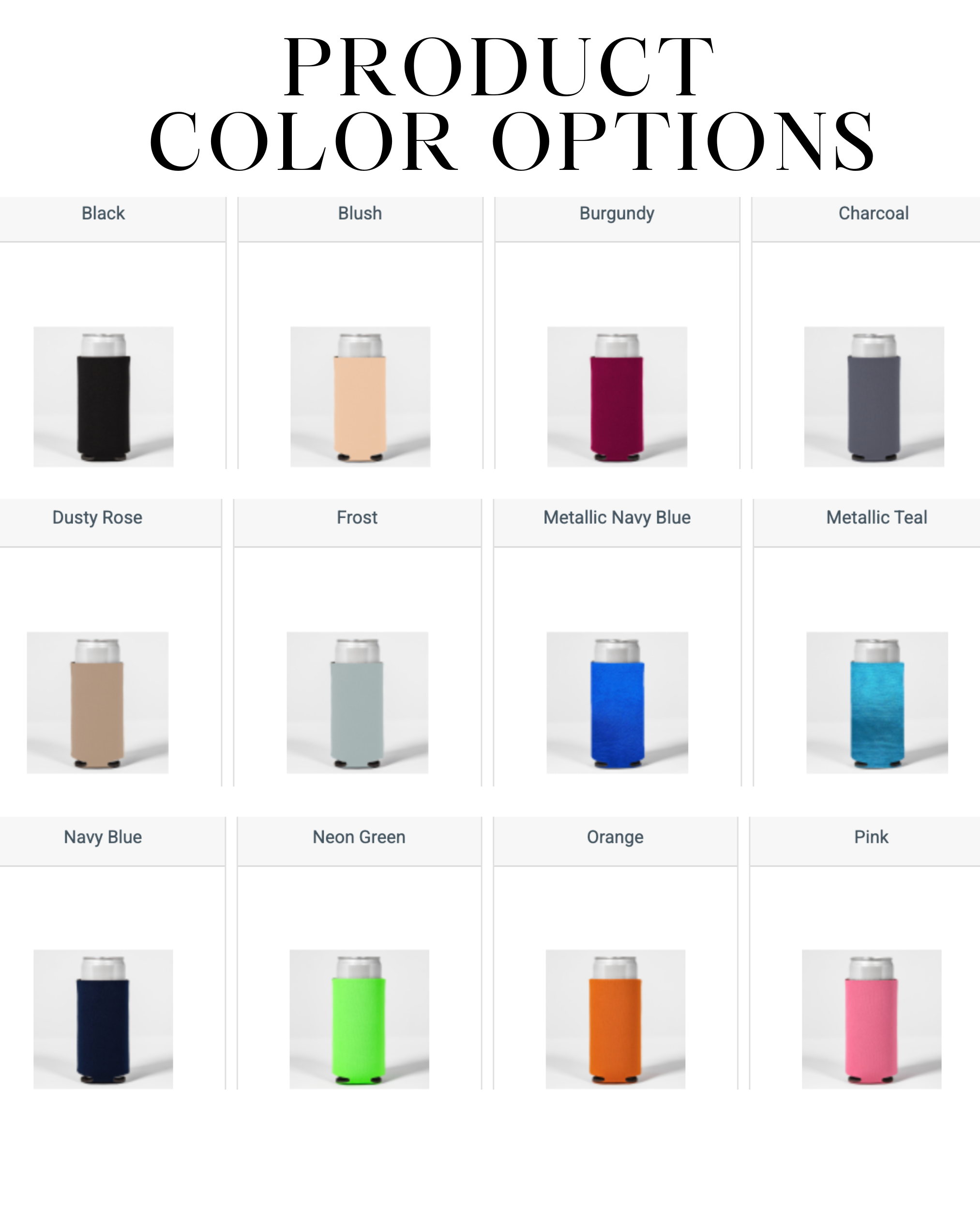 Upload Your Own Design! - Custom Slim Can Koozien