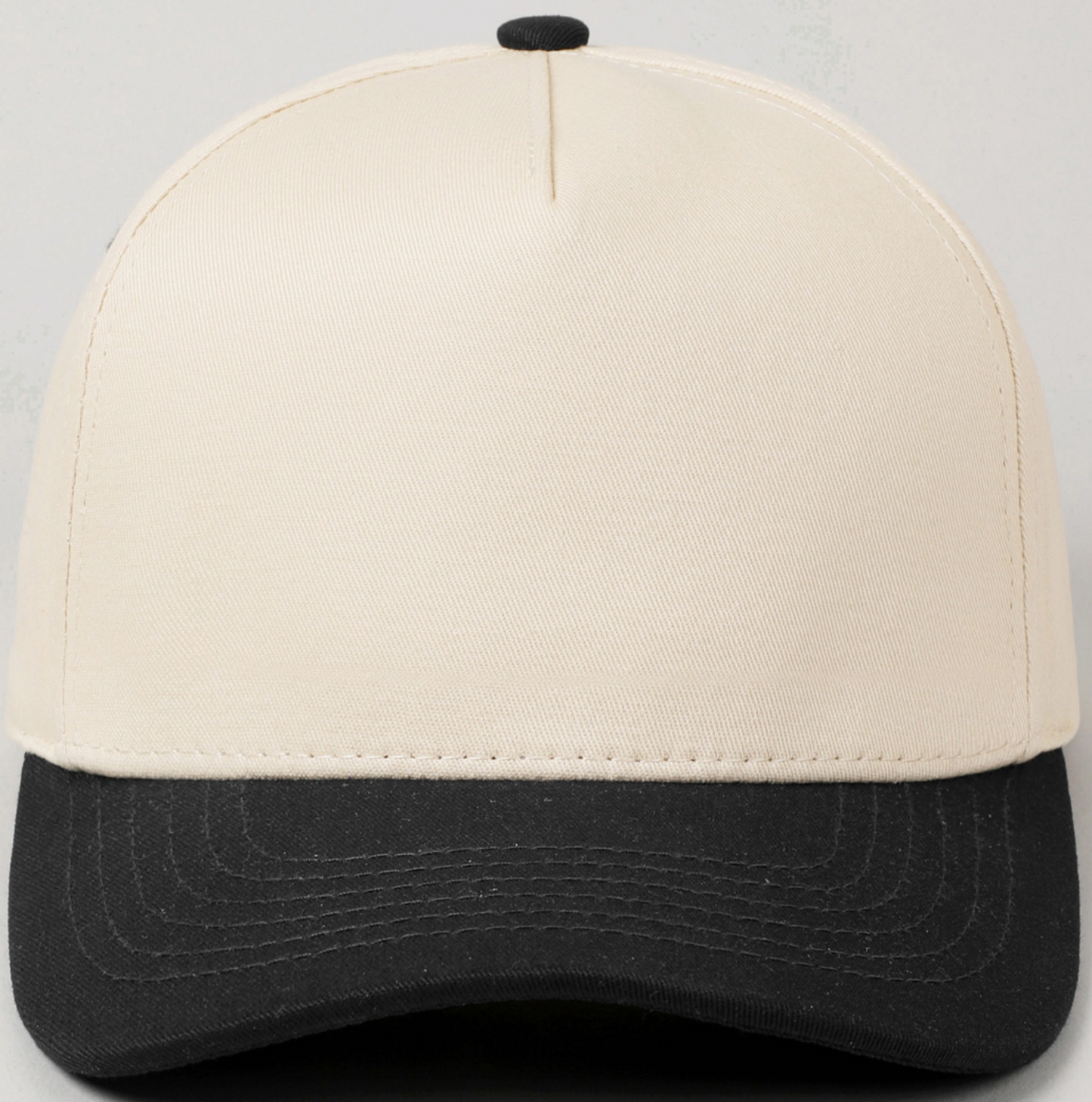 Upload Your Own Design- Two Tone Canvas Cotton Baseball Cap