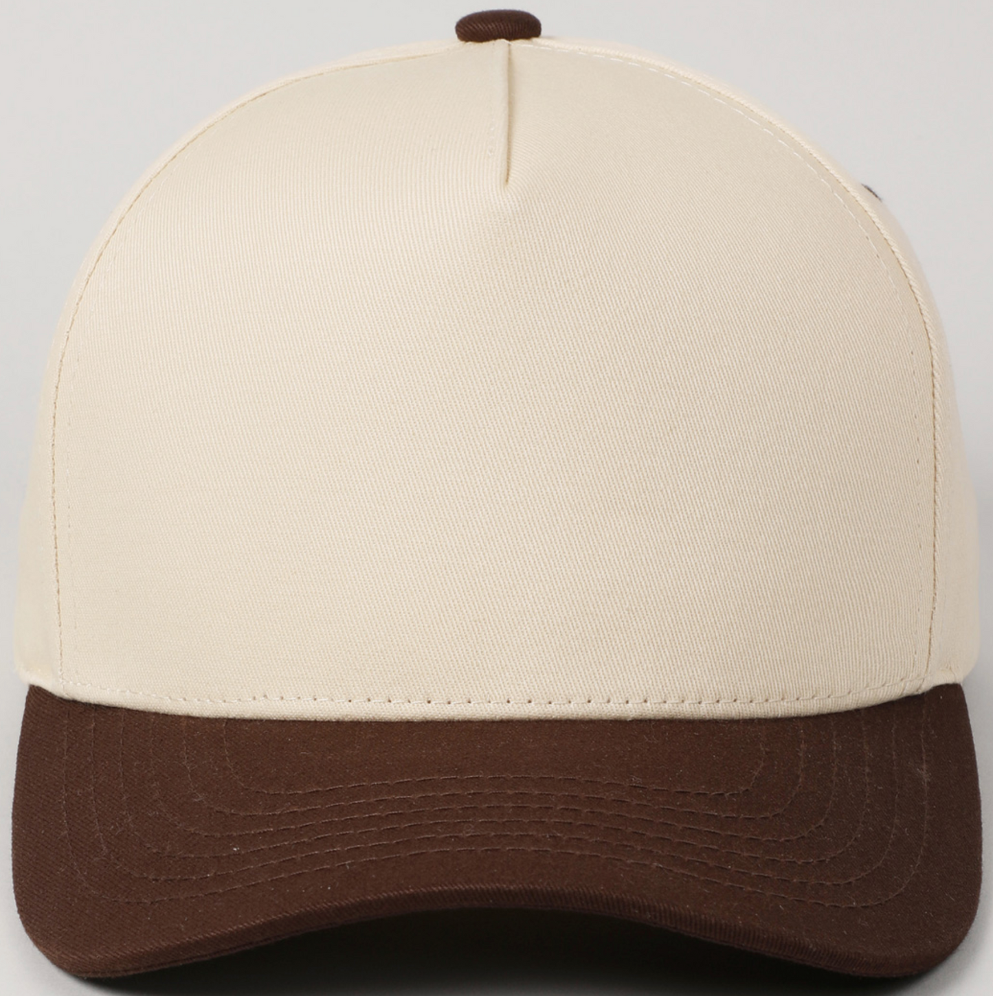 Upload Your Own Design- Two Tone Canvas Cotton Baseball Cap