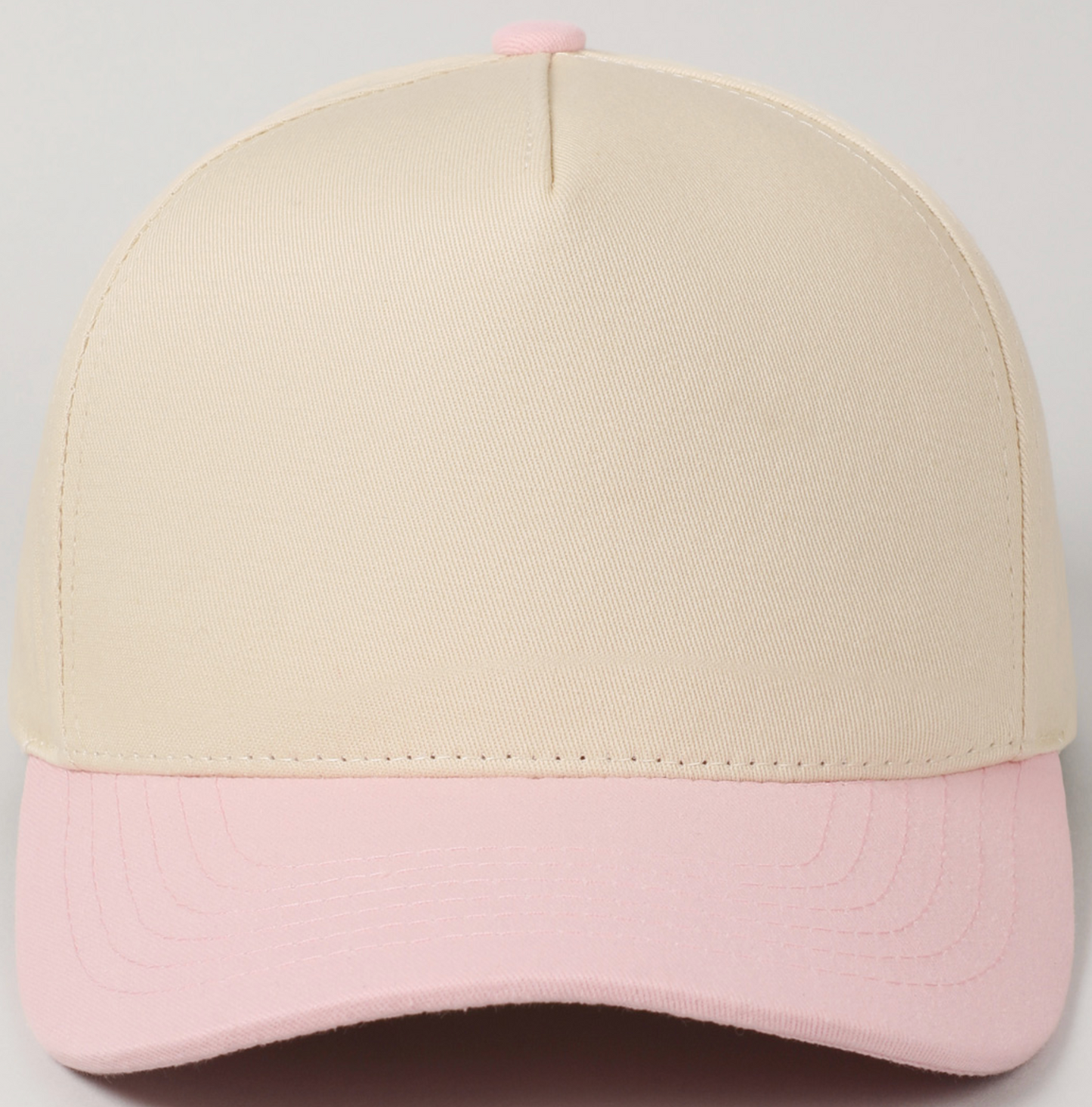 Upload Your Own Design- Two Tone Canvas Cotton Baseball Cap