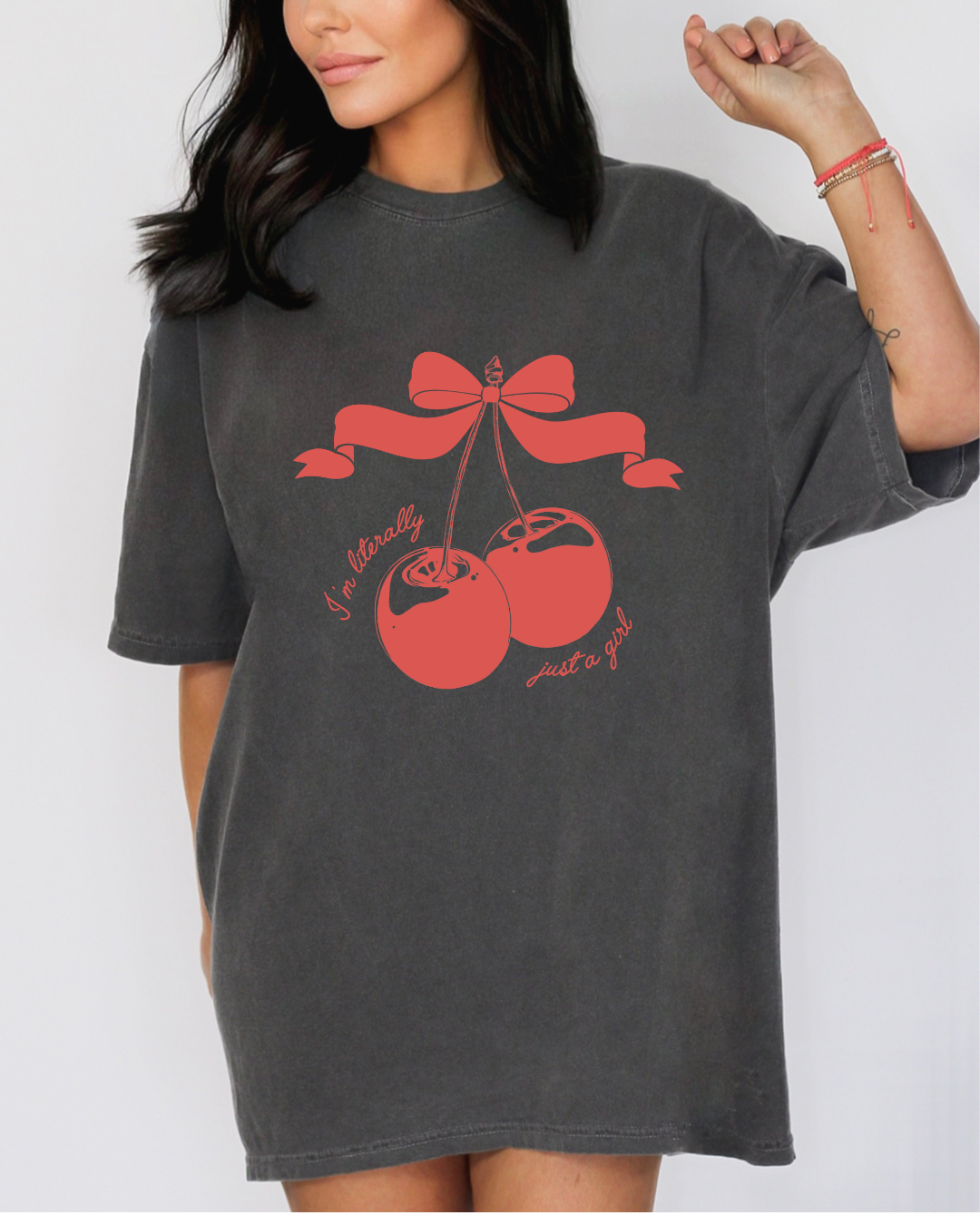 Im literally just a girl - cherries